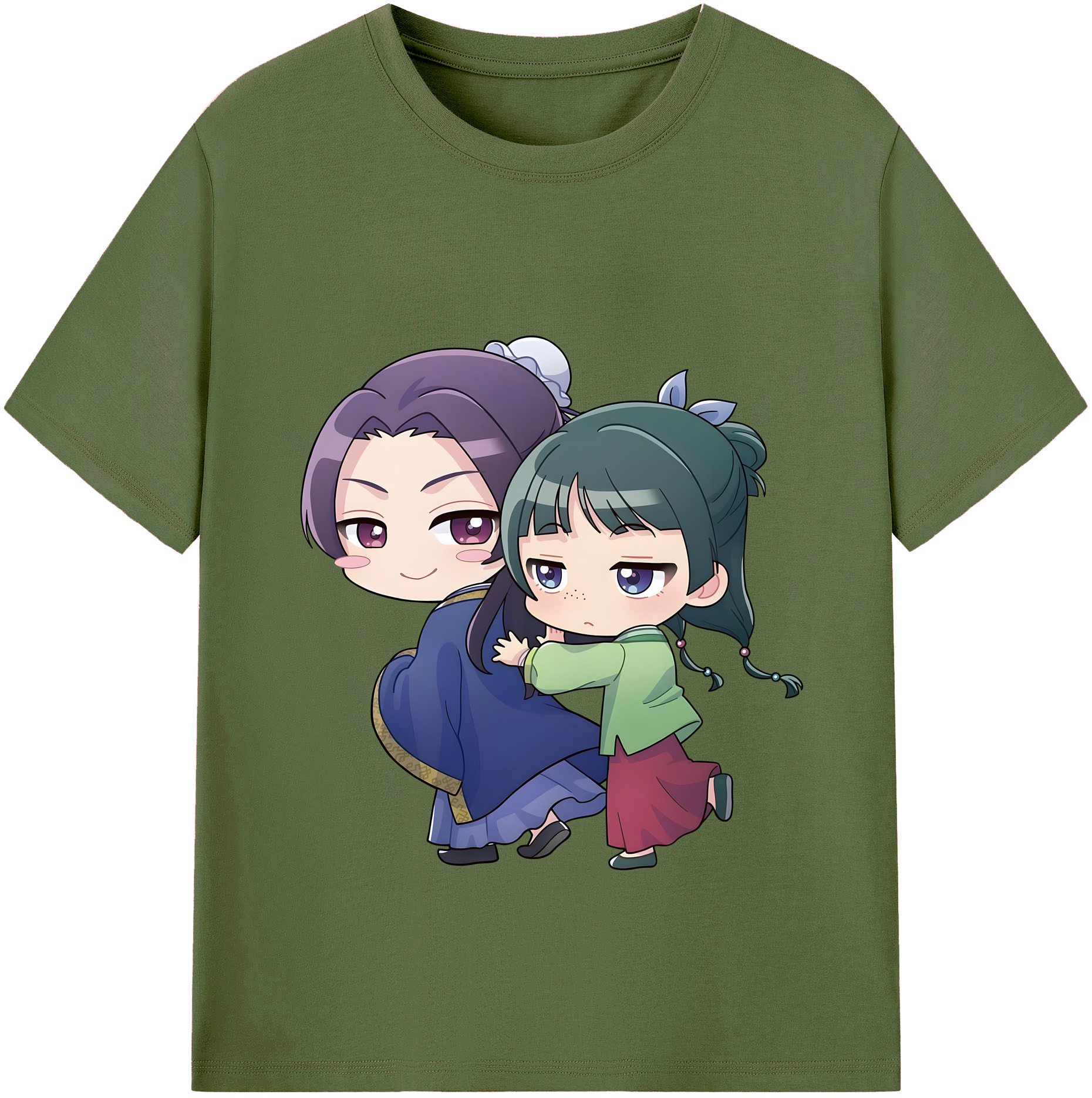 （画像用） 薬屋のひとりごと The Apothecary Diaries 綿100％半袖Tシャツ（フロントプリント）